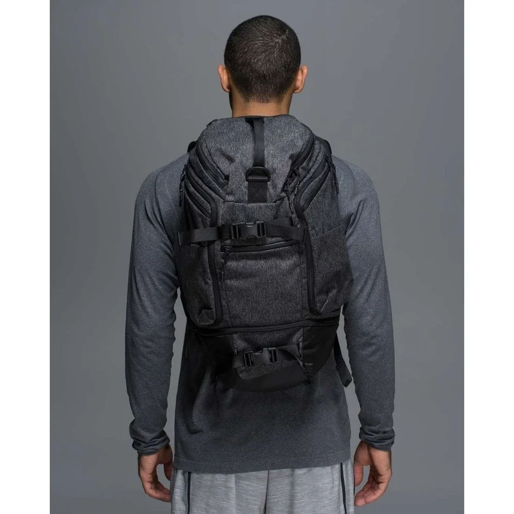 Lululemon All Access Backpack 21in Black Med/Lg, Carry On Travel/Gym Bag